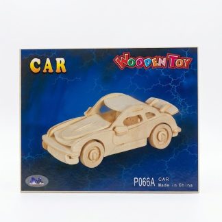 Rompecabeza de madera 3D incial auto
