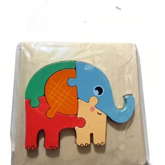 Rompecabeza Elefante Pastel