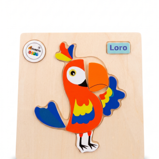 Rompecabeza Loro Delgado