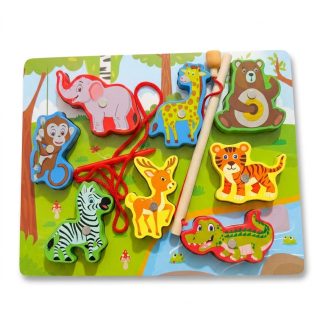 Juego De Pesca Imantado Animales Salvajes