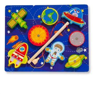 Juego De Pesca Imantado Espacial