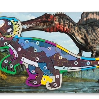 Rompecabeza Encastre Dino Abecedario Pachy