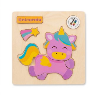 Rompecabeza Unicornio Cometa Delgado