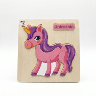 Rompecabeza Unicornio Delgado